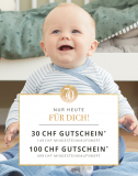 babywalz NUR HEUTE CHF 30.- Gutschein und CHF 100.- Gutschein - auch auf reduzierte Ware!
