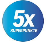 5x Superpunkte Bon in der Supercard-App bei Jumbo - gültig auf das ganze Sortiment bis 29.09.