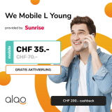 Für alle unter 30Jährige - Sunrise We Mobile L Young unter dem Black Friday Preis!!