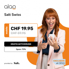 70% Rabatt – Salt Swiss für CHF 19.95 anstatt CHF 59.95