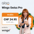 Wingo Swiss Pro für CHF 24.95 statt CHF 68.- (Swisscom Netz)