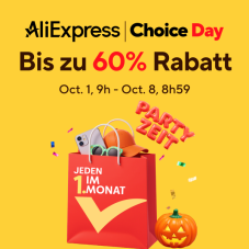 Bis zu 60% Rabatt + Gutscheincodes bei AliExpress