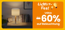 Bis zu 60% Rabatt auf Beleuchtung bei Conforama – Festival der Lichter!