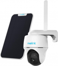 Reolink Go PT 3G/4G LTE Überwachungskamera Aussen + Solarpanel, Kabellose IP Kamera Outdoor mit Akku, 355°/140° Schwenkbar, 1080p Full HD, 16GB microSD Karte, 2-Wege-Audio