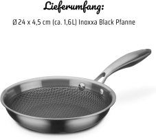 Hexclad-Klon von GSW: Inoxxa in diversen Grössen bei Amazon