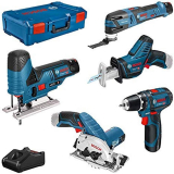 Bosch Professional 12V 11tlg. Werkzeugset mit 5 elektrischen Werkzeugen bei Amazon zum Bestpreis