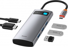 Baseus 5-in-1 USB-C Hub (100W PD, HDMI 2.0 4K@60Hz, 3x USB) bei Aliexpress