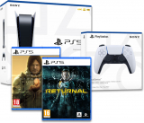 Playstation 5 Bundle 8 - (Konsole + 2. Controller + Death Stranding + Returnal)