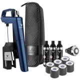 CORAVIN Ausgiesser Timeless Six+ Midnight Blue 3 mit Coravin-Patronen (für bis zu 45 Gläser)