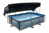 „Exit Frame Pool Grau | 3 × 2 × 0.65 m | 3.7 m³“ bei Jumbo