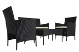 Home and More Lounge-Set Punta Arenas II Schwarz (83×71×103cm) bei Jumbo