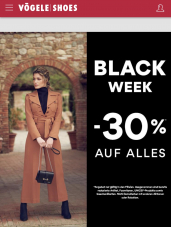 30% Rabatt auf Alles bei Vögele Shoes