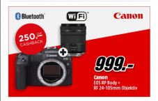 Top Vollformatkamera - CANON EOS RP Body + RF 24-105mm f/4-7.1 IS STM inkl. Objektiv!