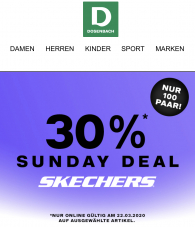 30% auf 6 Skechers bei Dosenbach