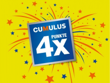 4fach Cumulus Migros Aare Supermarkt