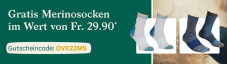 Outdoor-Shop Zubi: Beim Kauf von Ortovox-Artikel ab CHF 160.- gibt’s gratis Merinosocken
