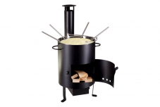 Nouvel Fondue- und Grillofen Gusto - 10-teiliges Set mit 5l Kessel
