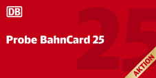 Probe BahnCard Deutschland (BahnCard 25 & BahnCard 50)