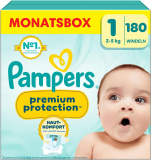 10€ Amazon Gutscheincode für Pampers Windeln, z.B. 2x Pampers Premium Protection (180 Stk., 2-5kg)