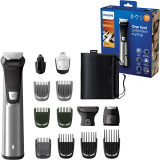 Philips Multigroom Series 7000 MG7745/15 Haarschneider & Barttrimmer (14 Aufsätze, 3h Li-Ion Akku, wasserfest, DualCut, selbstschärfend)