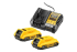 DeWalt Starter-Kit mit 2 Akkus und 4A-Schnell-Ladegerät | 18 V | 2 Ah