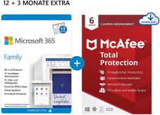 Microsoft 365 Family | Office komplett | 1 TB OneDrive-Speicher