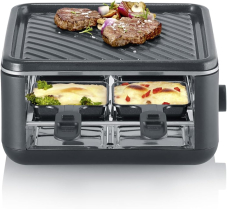 Severin Black Line RG 2360 Raclettegrill für 4 Personen mit Kaltzone bei Amazon zum neuen Bestpreis