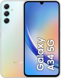 Samsung Galaxy A34 5G mit 256GB Speicher in silber