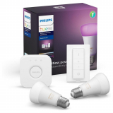 Philips Hue Starter-Kit (Bridge, Dimmschalter, 2x farbige E27) bei Fust
