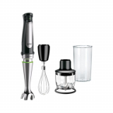 Braun Stabmixer MultiQuick 7 MQ7025X 1000 Watt, schwarz / Edelstahl
