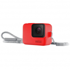 GOPRO Hülle + Trageband, Firecracker Red zum Bestpreis