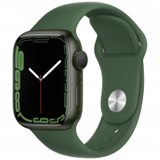 APPLE Watch Series 7 (GPS) 41 mm Smartwatch Grün bei MediaMarkt zum Bestpreis