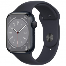 Bestpreis: Apple Watch Series 8 GPS, 45mm Alu, Mitternacht (MNP13FD/A) für CHF 319.-