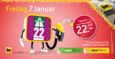 Autobahn Vignette bei Einkauf von 32L sp98tech+ oder dieseltech+ am 07.01.22