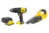 Stanley Akku-Schlagbohrschrauber + Akku-Handstaubsauger (2Ah, 18V) Kit bei Jumbo