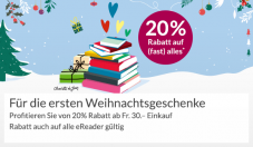 Orellfüssli - 20% Rabatt ab CHF 30.- Einkauf auf (fast) alles