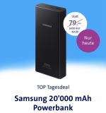 Bestpreis – Samsung 20’000 mAh Powerbank (EB-P5300)