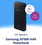 Bestpreis - Samsung 20’000 mAh Powerbank (EB-P5300)