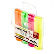 Pfeiffer Textmarker Premium 4x Farben