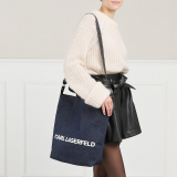 Karl Lagerfeld Shopper Tasche mit Schulterriemen in dunkelblau für CHF 39.- inkl. Versand