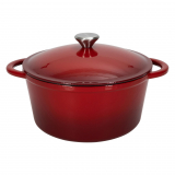 Nouvel Bräter »Oval, 26 cm, Rot«, Gusseisen bei Ackermann