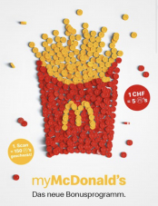Neues McDonalds Bonusprogramm – gratis Hamburger oder Kaffee oder Apfeltasche