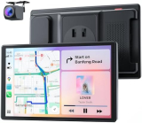 Krunia 8″ Tragbares Carplay HD-Display für Apple CarPlay & Android Auto