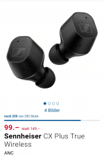 (limitiert) Sennheiser CX Plus True Wireless Kopfhörer