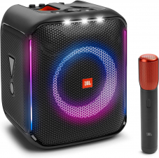 JBL PartyBox Encore Bluetooth Lautsprecher in schwarz mit Lichtshow-Funktion und Mikrofon mit  zum Bestpreis bei MediaMarkt
