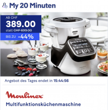 Moulinex Companion XL Multifunktionsküchenmaschine bei 20 Minuten Deals