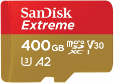 SanDisk Extreme 400GB micro SDXC Karte (Amazon Deutschland)