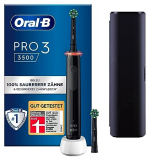 Oral-B PRO 3 3500 Elektrische Zahnbürste mit Reiseetui