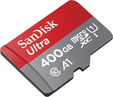 SanDisk Ultra 400GB microSDXC Speicherkarte 100MB/Sek