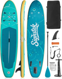 Nur noch heute – 320cm Stand Up Paddle / SUP inkl. Zubehör (Pumpe, Reparaturset, Sicherheitsgurt) bei Amazon